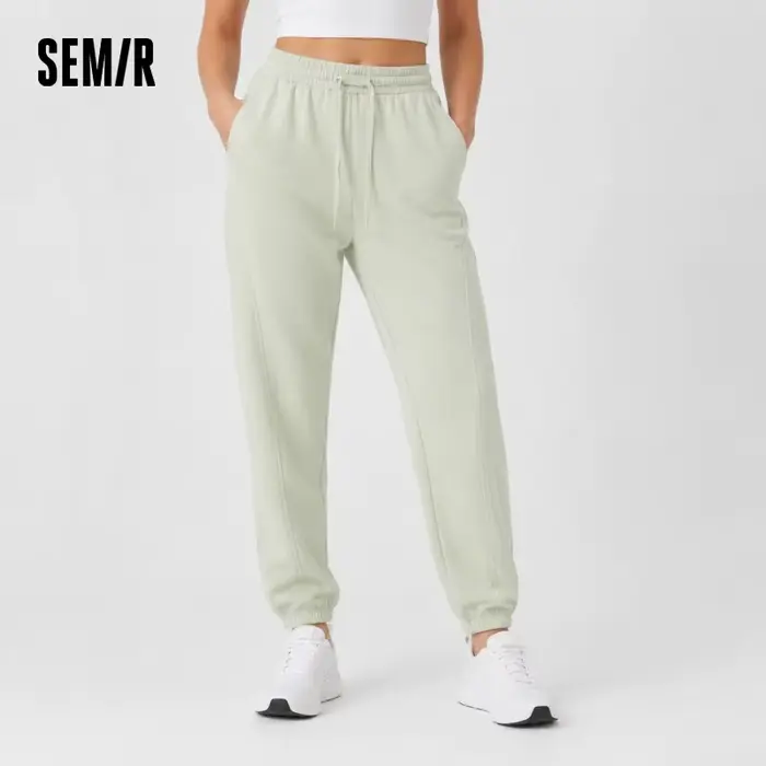 Semir dámske voľnočasové nohavice zima fleece antistatické široké