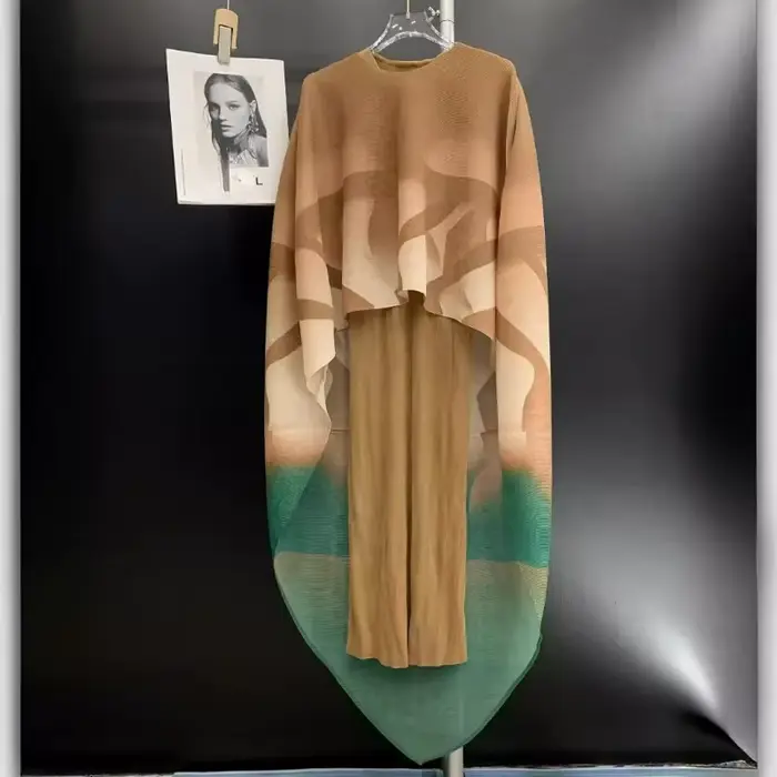 Ata Yake - Dlhá elegantná skladaná sukňa pre ženy