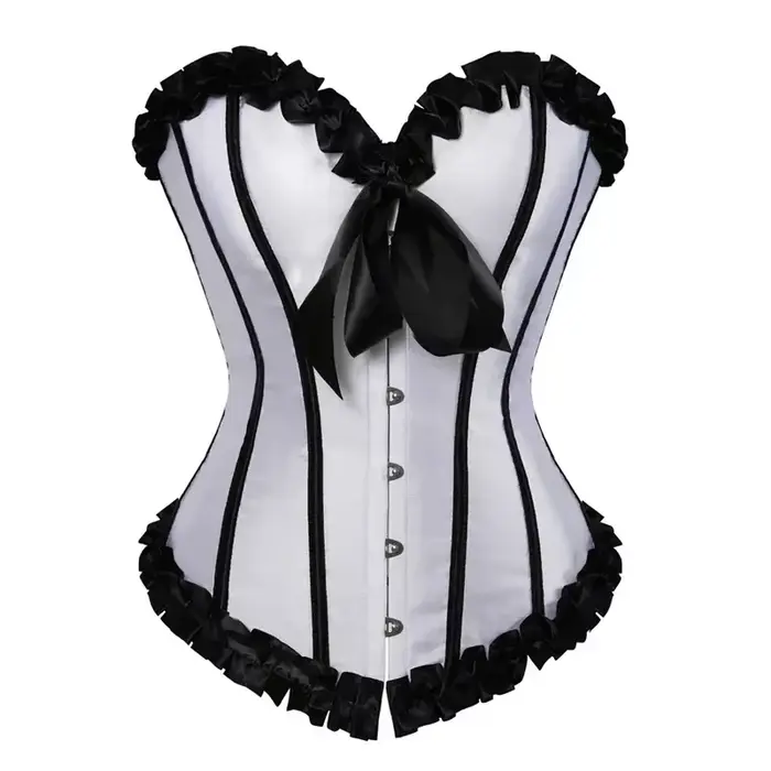 Sexy Vintage netkané polyesterové korzet pre ženy gotický štýl špeciálne príležitosti
