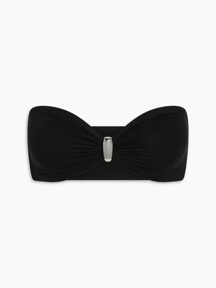 Soutien-gorge plissé à boucle métallique KHY x GraceLing, style identique à celui de Kylie, sexy, po