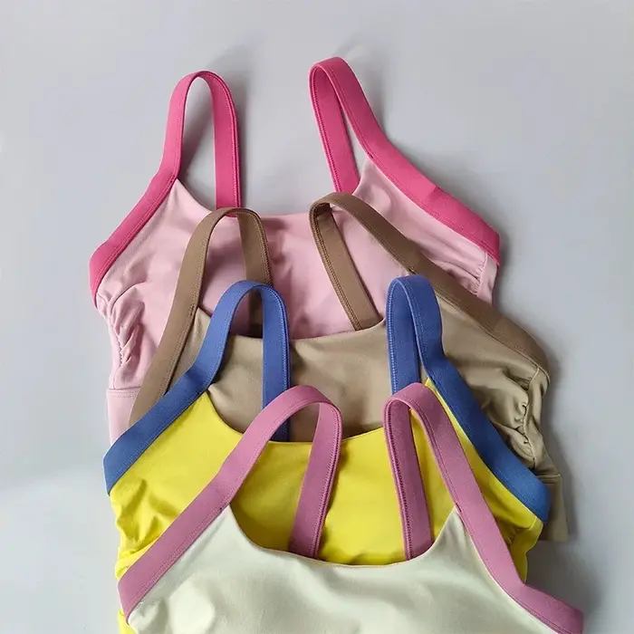 Combinaison de Yoga pour femmes, une tasse, haute intensité, entraînement, course à pied, soutien-go