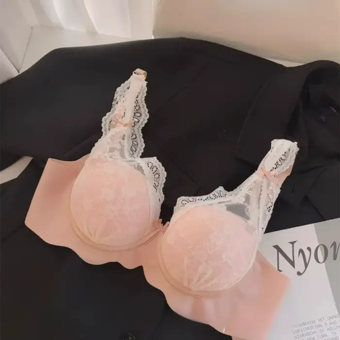 Sexy push-up pletená nylonová polyesterová podprsenka pre pohodlie žien a optimálnu podporu každodenných a špeciálnych príležitostí