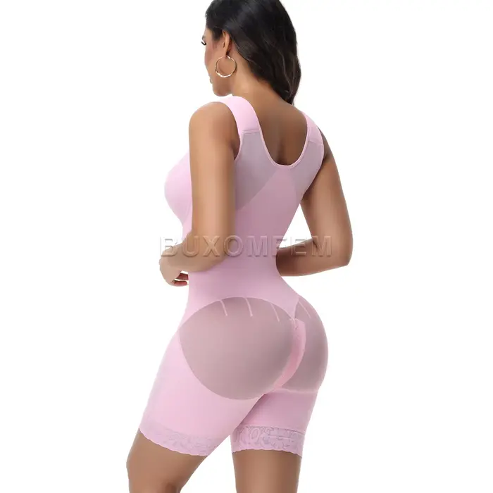 Shaping Slim ceinture Shapewear pour BBL sans manches avant boutonnage colombien ceinture femmes sans couture modélisation ventre contrôle body