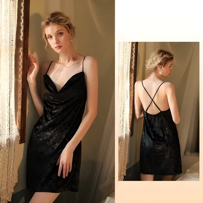 nuisette sexy pour femmes sans manches en polyester élégante nuisette de nuit pour femmes sans manches styles modernes occasions spéciales