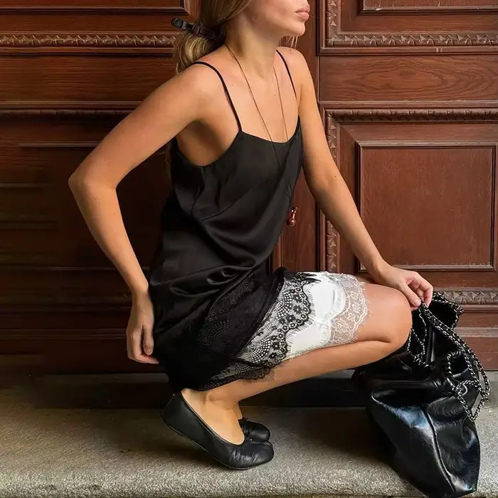 Čierne šaty čipka bez ramienok pre ženy, bez rukávov, prekrytie, elegantné na večery a chladné dni, klasický štýl, špeciálne príležitosti