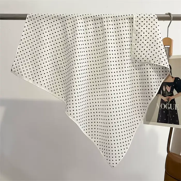 Foulard carré en pur coton pour femmes, Foulard pour cheveux, Design imprimé, Foulard de tête, à la 