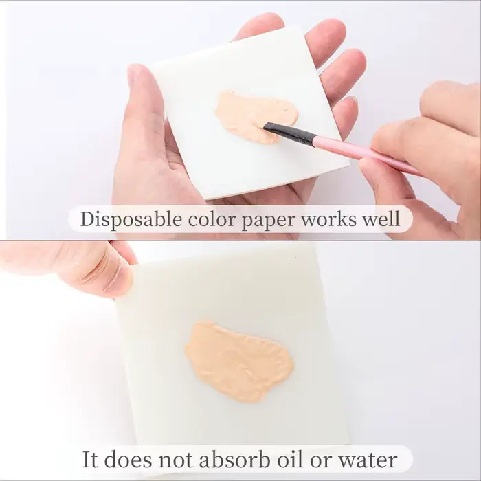 50 ks Gélový lak na nechty Papierová paleta na jedno použitie Nail Art samolepka
