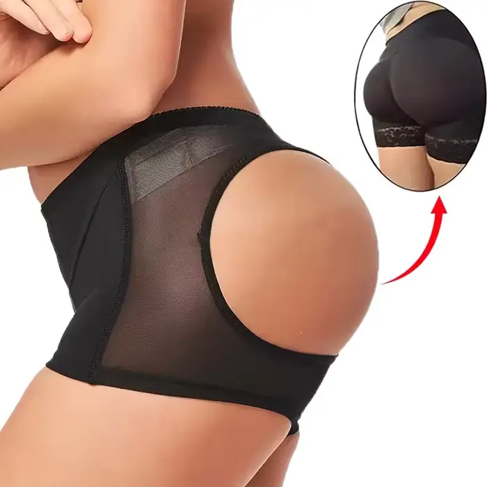 Femmes Sexy bout à bout culotte hanche rehausseur corps Shaper Sexy cul Push Up culotte ventre contrôle sous-vêtements ouvert hanche slips