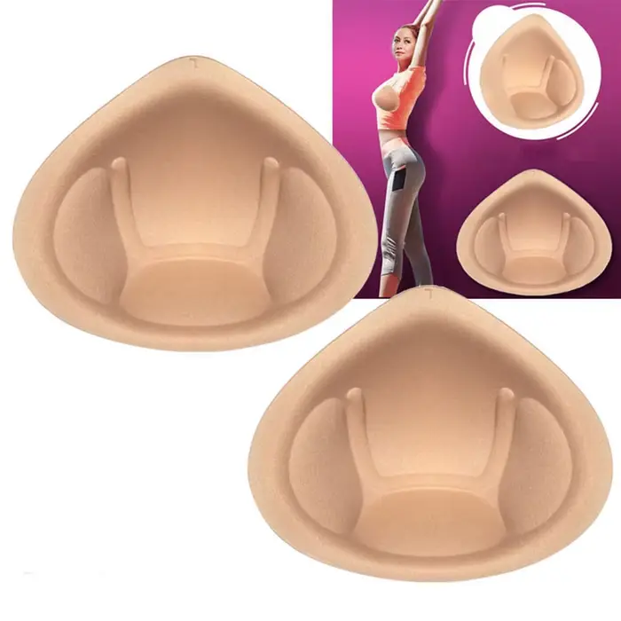Push Up podprsenka vankúše, intímne príslušenstvo, 1 pár, trojuholník, hrudníka čiapky, hrudník, nastaviteľné huba vankúš, nové