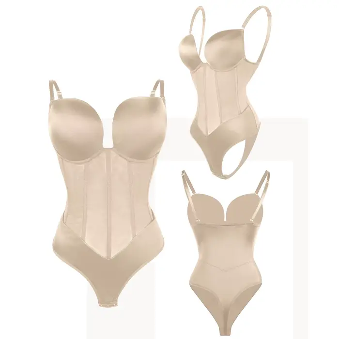 body zoštíhľujúci plášť pre ženu plochý brucho efekt zoštíhľujúci plášť pre pás bez ramienok push up sochárske kombinézy pod oblečením pre večerné šaty špeciálne príležitosti