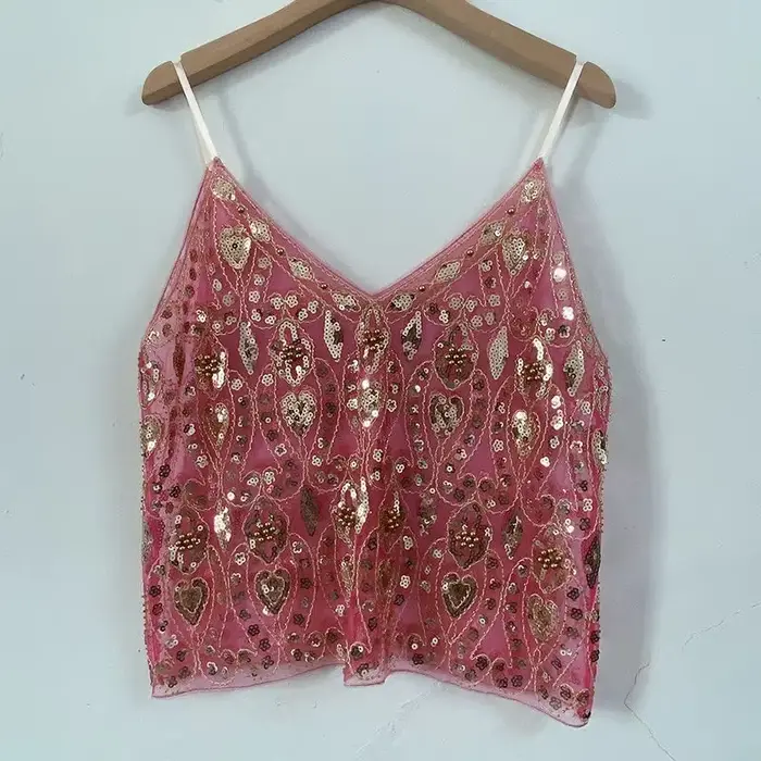 Bling Bling flitrové tielka pre ženy