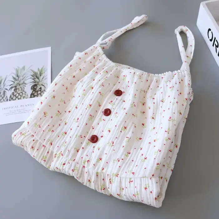 Nouvelle chemise de nuit douce à imprimé floral, confortable et décontractée, jupe de nuit élégante pour femme, tenue d'intérieur