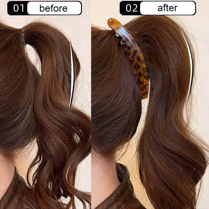 Épingle à cheveux en écaille de tortue en forme de U pour femmes, Vintage, fourchette à cheveux géom