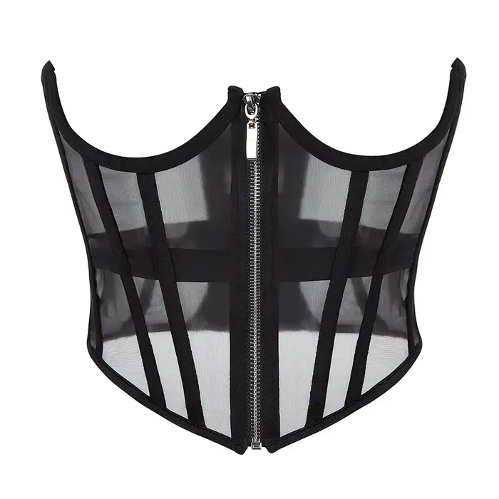 Corset Sexy sous le buste pour femmes, haut gothique, sangle façonnante, ceinture de taille aminciss