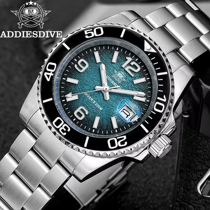 ADDIESDIVE 2025 Nové pánske potápačské hodinky 41mm quartzové náramkové