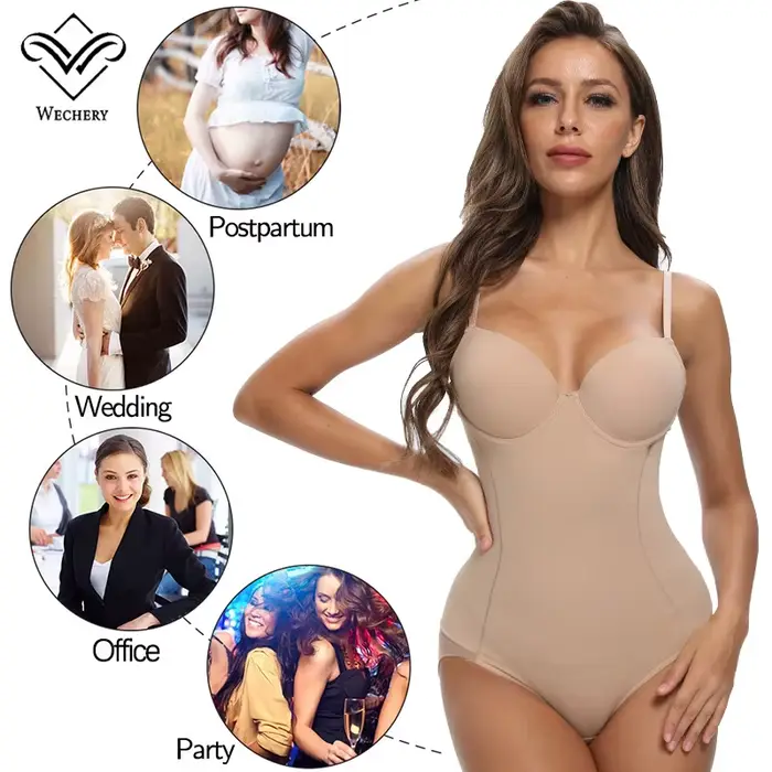 Shapewear Body Underwear Chudnutie Bodysuit ženy Sexy telo Shaper spodná bielizeň čierna kosačka modelovanie popruh