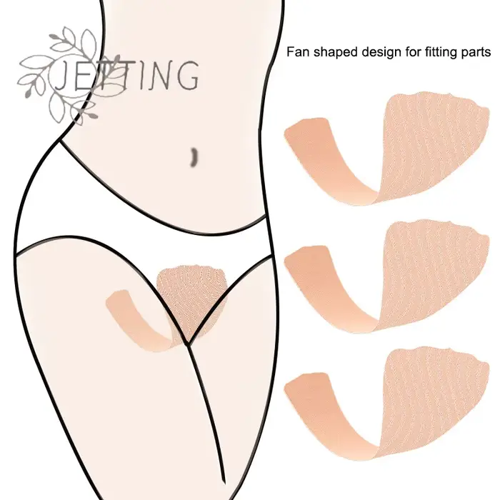 Correcteur d'orteils de chameau, adhésif Invisible réutilisable sans trace pour femmes, Leggings, maillots de bain, vêtements de sport, coussinet de couverture imperméable
