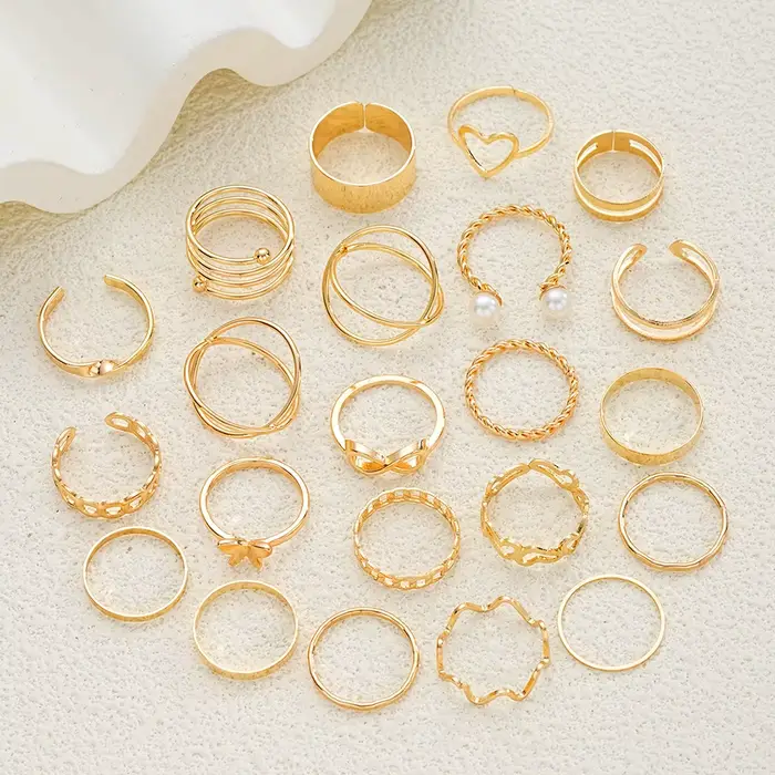 83 pièces élégant perle géométrique boucles d'oreilles collier Bracelet bague ensemble de bijoux pou