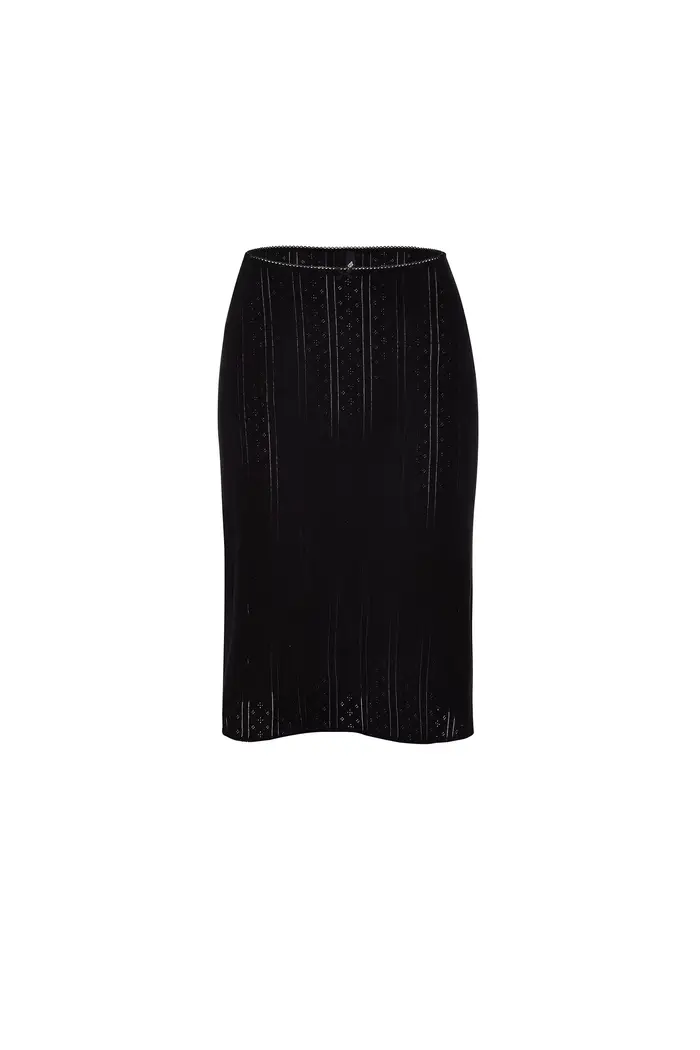 COU The Slip Skirt Noir et Blanc