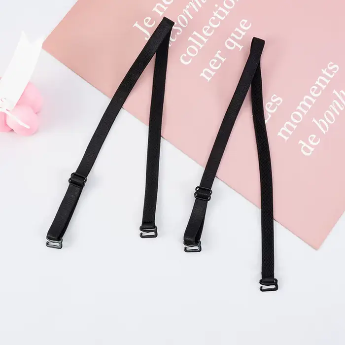 1 pár protišmykových podprsenkových popruhov pre ženy, šírka 1,1 cm, spodná bielizeň pre ženy, dvojité elastické popruhy na podprsenku, doplnky k podprsenkám