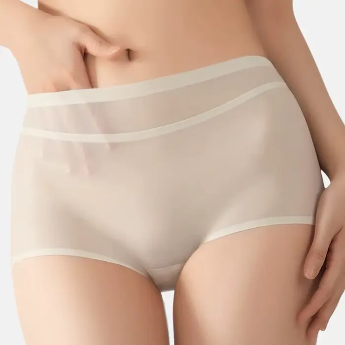 Culotte invisible et ultra-fine pour femmes élégante lingerie transparente sous-vêtements invisibles séchage rapide et respirante pour toutes les occasions