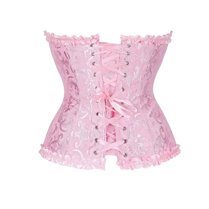 Ročník Jacquard korzet pre ženy, chudnutie Bustier overbust elegantné ponúknuť pre špeciálne príležitosti