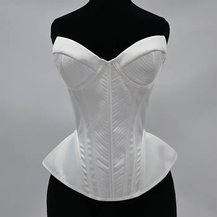 Korzátový bustier pre ženy so vstavanou podprsenkou