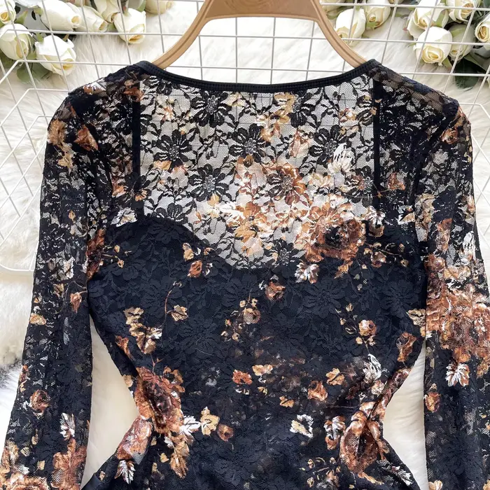 Sexy čipka kombinéza pre ženy, elegantné oblečenie, štvorcový golier, letné oblečenie, pláž, dovolenka, štýlový dizajn, polyester a bavlnený materiál, slim fit, klubový štýl, špeciálna príležitosť