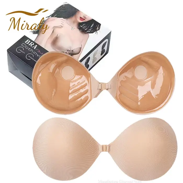 Bez ramienok neviditeľná lepiaca podprsenka pre ženu, push up, nálepky na hrudi, nahé deky podprsenky, silikónový vankúš, sexy hrudník, leto, nové