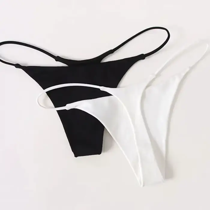 Tangas z bezšvíkového polyesteru a elastanu pre ženy, nízkopásový tangas UXST, spodná bielizeň sexy a pohodlný pre špeciálne príležitosti