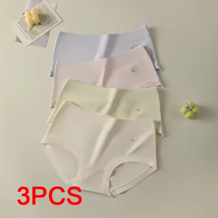 Sada trojuholníkových nohavičiek, nohavičky s vysokým pasom, bavlnené nohavičky pre ženy, Sexy spodná bielizeň, bezšvové spodné prádlo, základné intímne