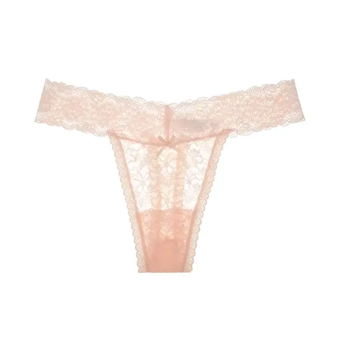 1ks čipka priehľadný kliešte pre ženu G-tangá Spodná bielizeň Sexy ženy spodná bielizeň nohavičky ženy boxer bannirou