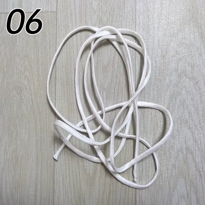Nastaviteľná 2 meter čipka šnúra pre zadné uzavretie svadobné a večerné šaty, šitie dodávky