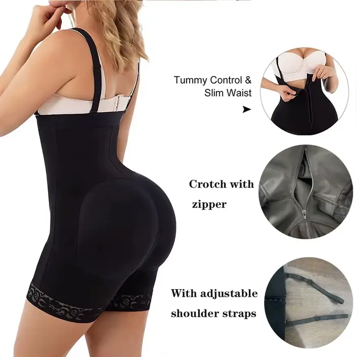 Kolumbijská dámske opasok shapers xxxxxxl žena telo shaper nohavičky so zipsom pása vysoké shapewear nohavičky