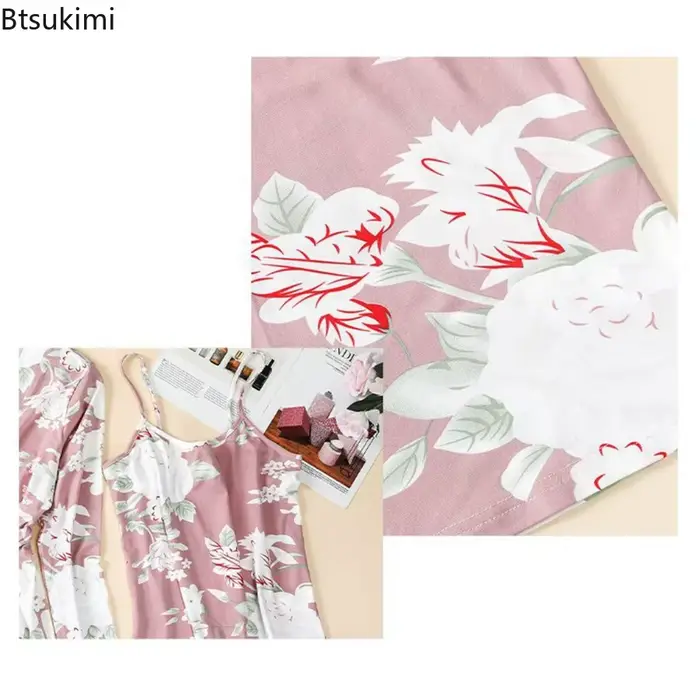 3 kusy pyžamový set pre ženy, vnútorné oblečenie, letný štýl ľahký, pohodlný, ležérny, jednoduchý, všestranný, elegantný, voľný strih