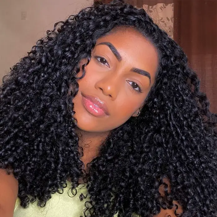 Offre de cheveux humains vierges bruts bouclés pixie 30 pouces extensions de cheveux brésiliens pour femmes occasions spéciales transformations capillaires