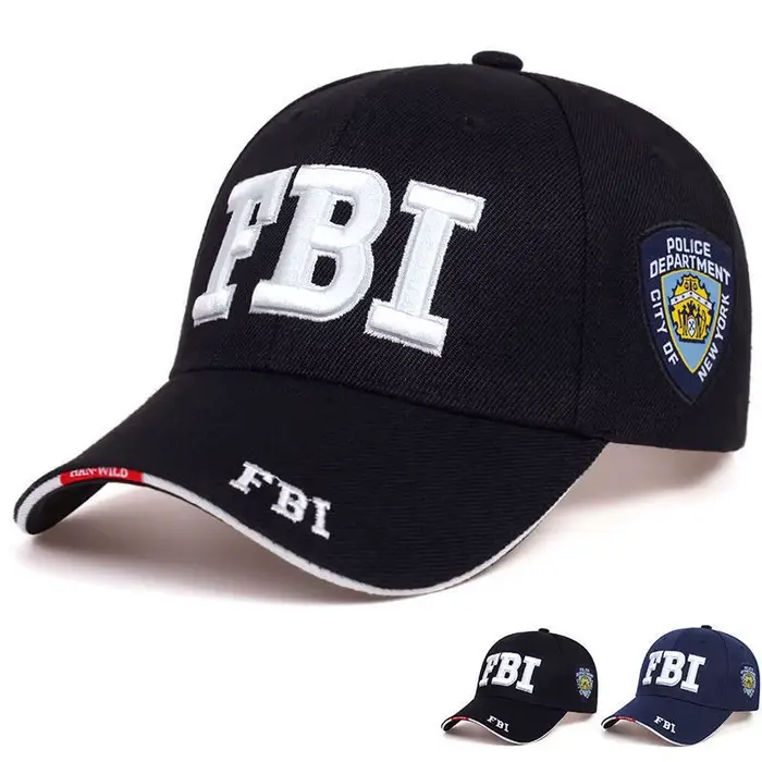 Kanye FBI mode lettres casquettes de Baseball pour hommes femmes femme mâle Sport visières casquette