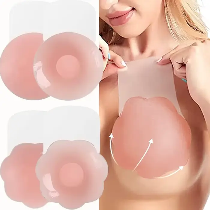 Opakovane použiteľné silikónové podprsenky nálepky, pančuchy, chrániče, neviditeľné, push-up podprsenky