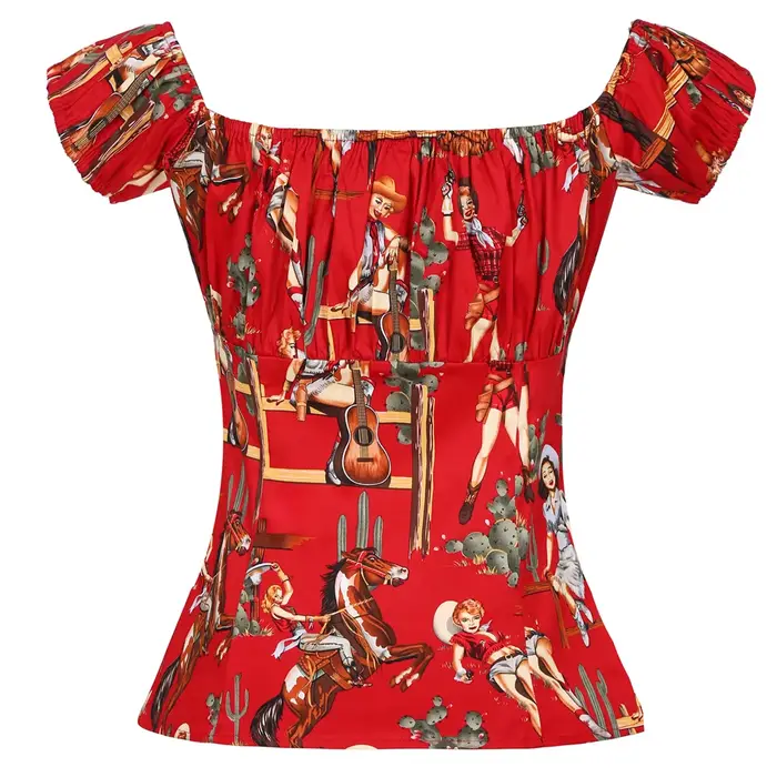 SISHION 2026 Vintage bavlnené tričká s potlačou pre ženy 50. a 60. roky WS0004 Rockabilly Výstrih do V Camisetas Topy ležérne