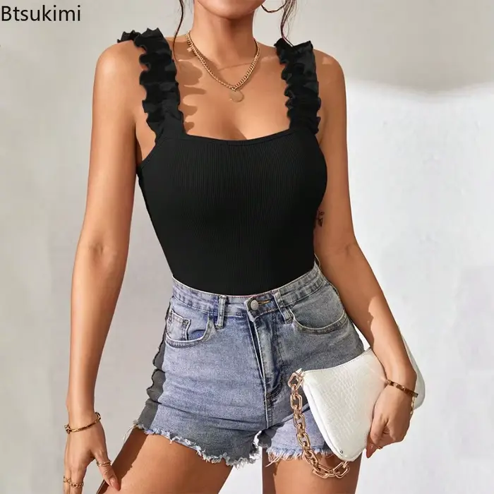 Sexi body pre ženy, hranatý výstrih