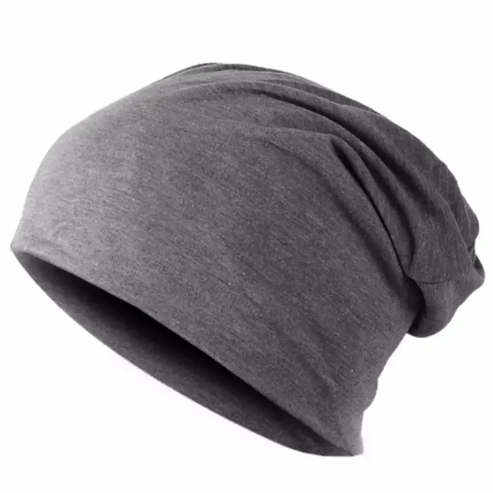 Nouveau couleur unie Baggy Slouchy bonnets chapeau pour homme mâle automne printemps Hip Hop doux or