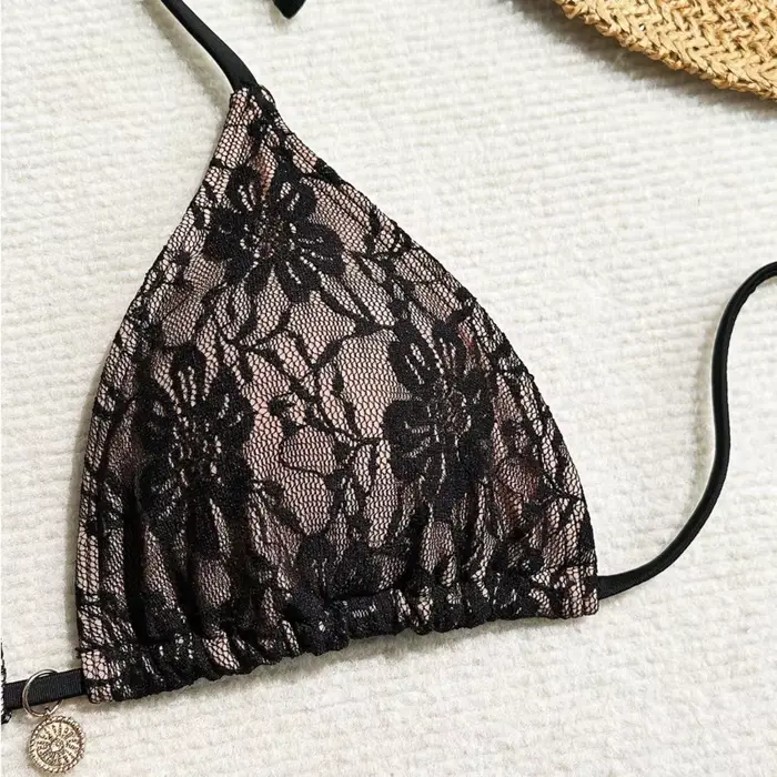Dámske čipkové bikiny, dvojdielny set