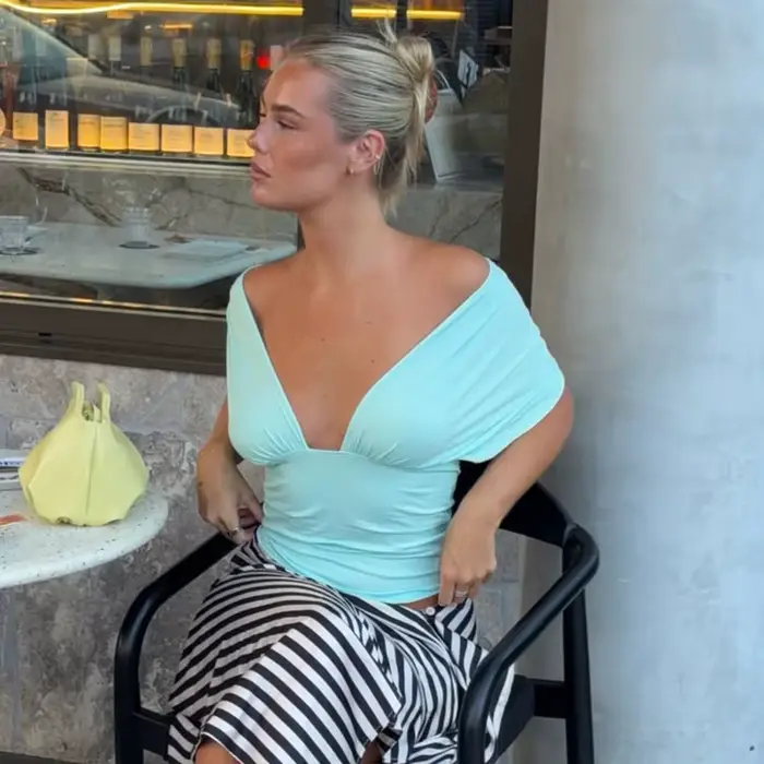 Haut Tornova en polyester avec style Y2K pour femmes, élégant et confortable pour diverses occasions