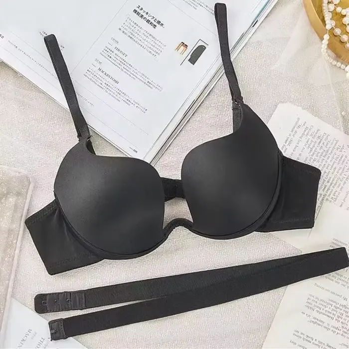 Soutien-gorge dos nu Super Push Up pour femmes, coupe basse en U profond, mode, Sexy, dos croisé, co