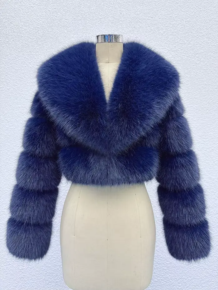 ZADORIN tendance fourrure haut nouveau recadrée fausse fourrure manteau femme vêtements fourrure fau