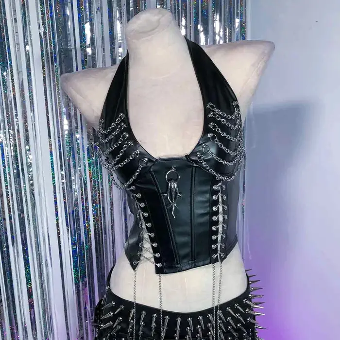 Gotické tielka Y2K Cybergoth pre ženy