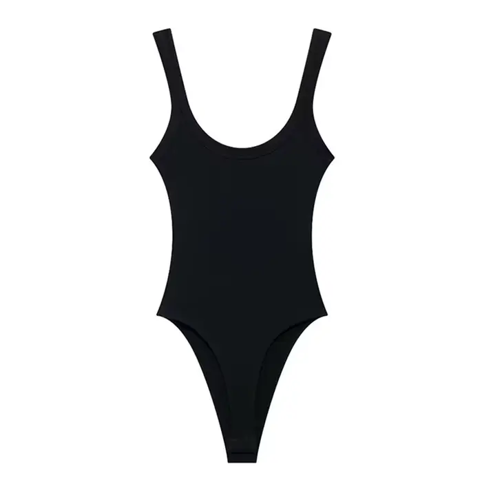 Body côtelé slim pour femmes, bretelles à col rond, boutons-pression, combishort féminin, mode Sexy
