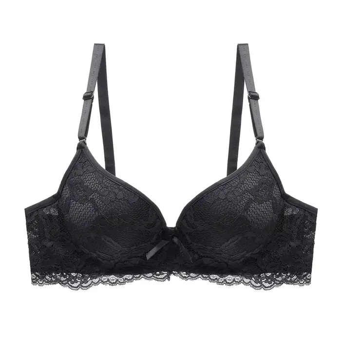 ležiak – Dámska čipka podprsenka, Sexy spodná bielizeň, drôtené, lemované bavlna, kvetinové, Bralette, Plus veľkosť, Top