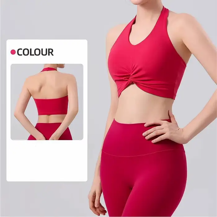 Soutien-gorge de sport respirant en nylon taille S à XL pour femmes, yoga, fitness, course à pied, élégance et confort