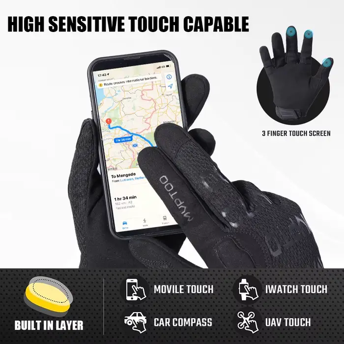 Gants tactiques à doigt complet pour écran tactile, Combat, tir, chasse, Sport en plein air, Airsoft